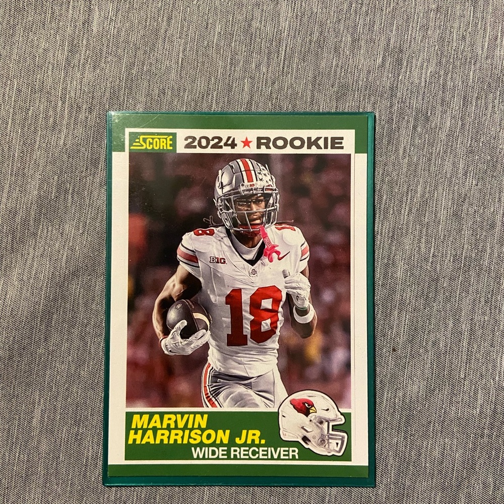 Marvin Harrison Jr. Arizona Cardinals 2024 Panini Score Rookie Football Card #4